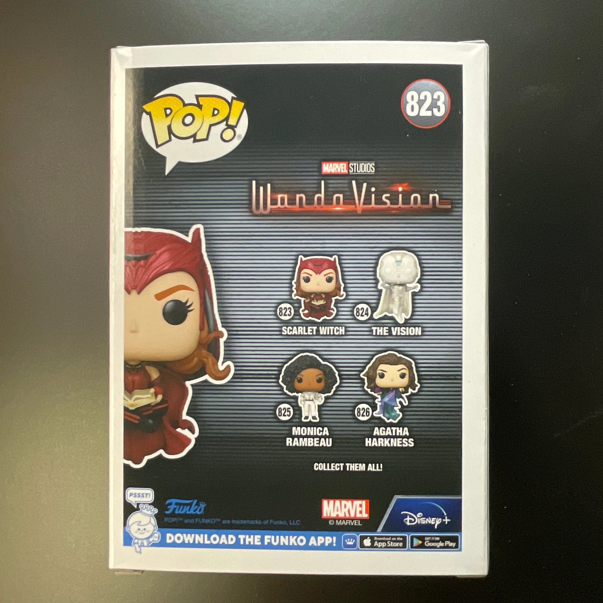 Funko Pop WandaVision Scarlet Witch 823 Marvel Exclusive