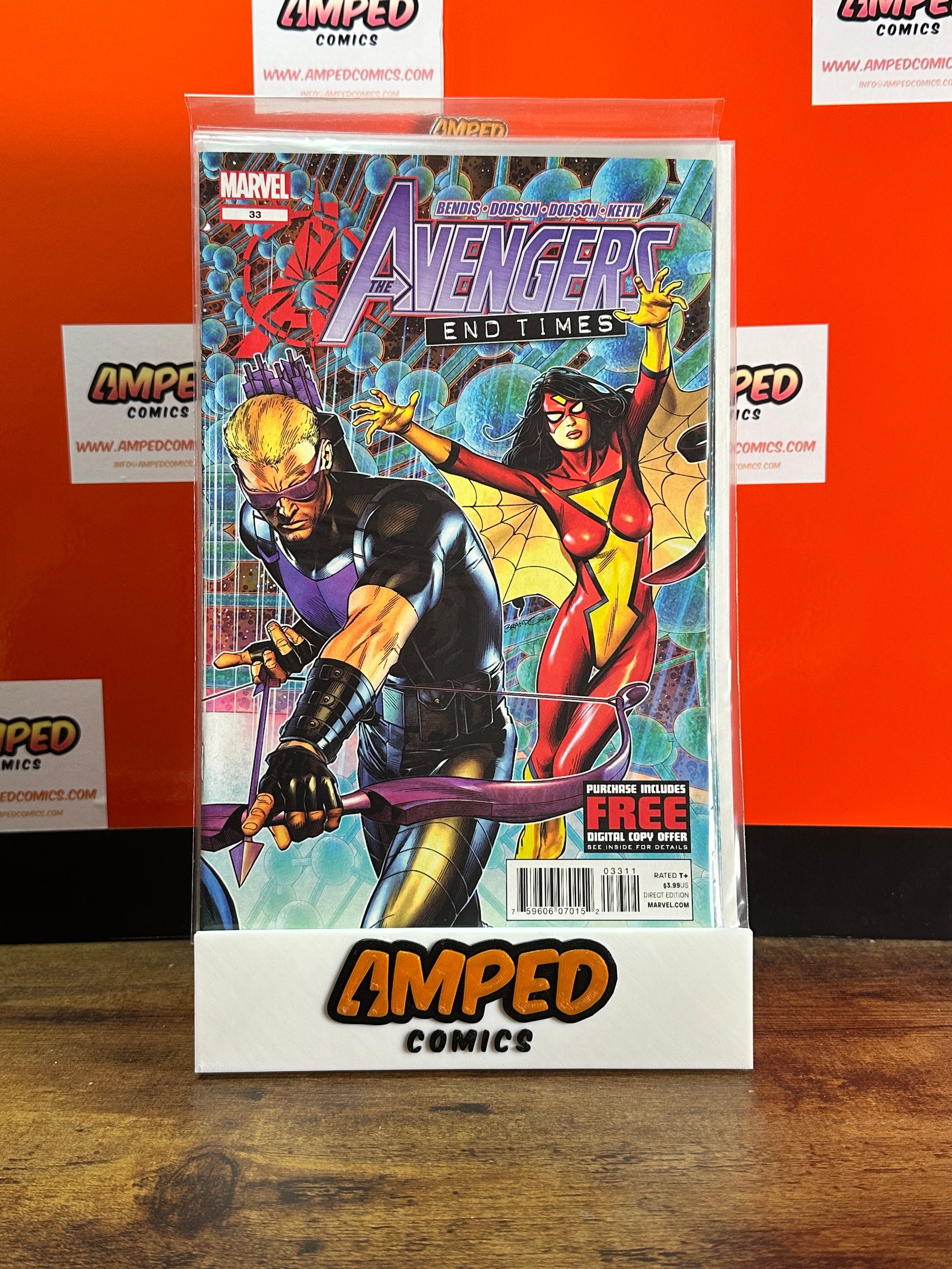 The Avengers 33 End Times Marvel 2013 Bendis Dodson Spider-Woman