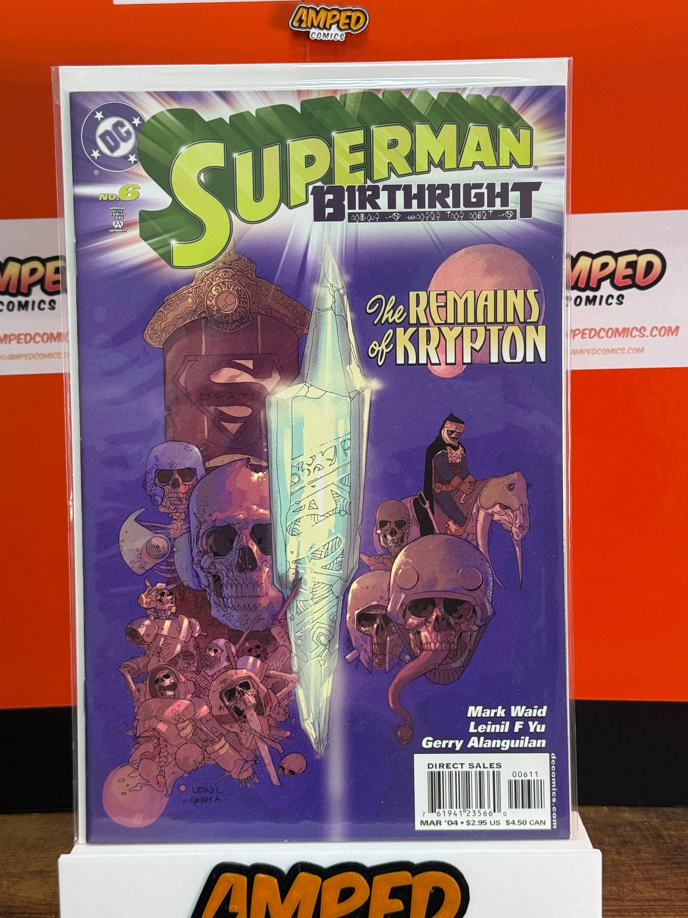 Superman Birthright 6 (DC, Mar 2004) - The Remains of Krypton