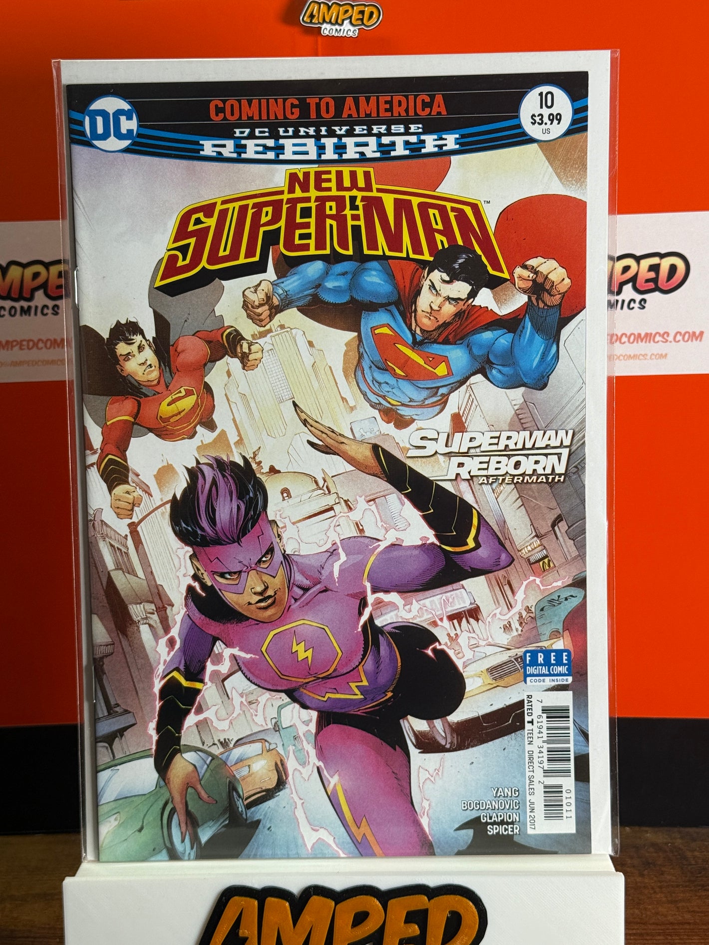 New Super-Man 10 DC Rebirth 2017 Superman Reborn Aftermath