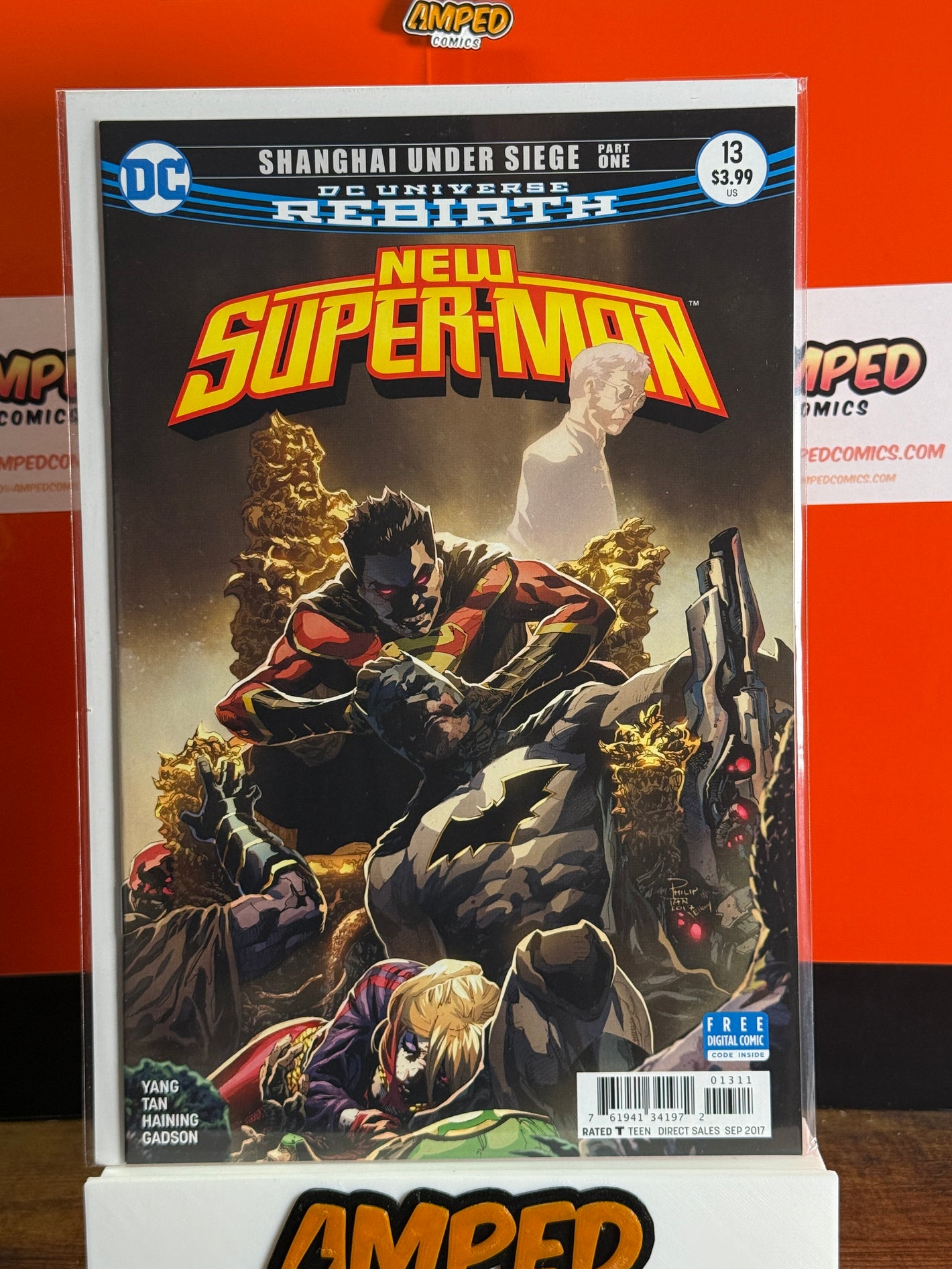 New Super-Man 13 DC Rebirth 2017 Shanghai Under Siege Part One