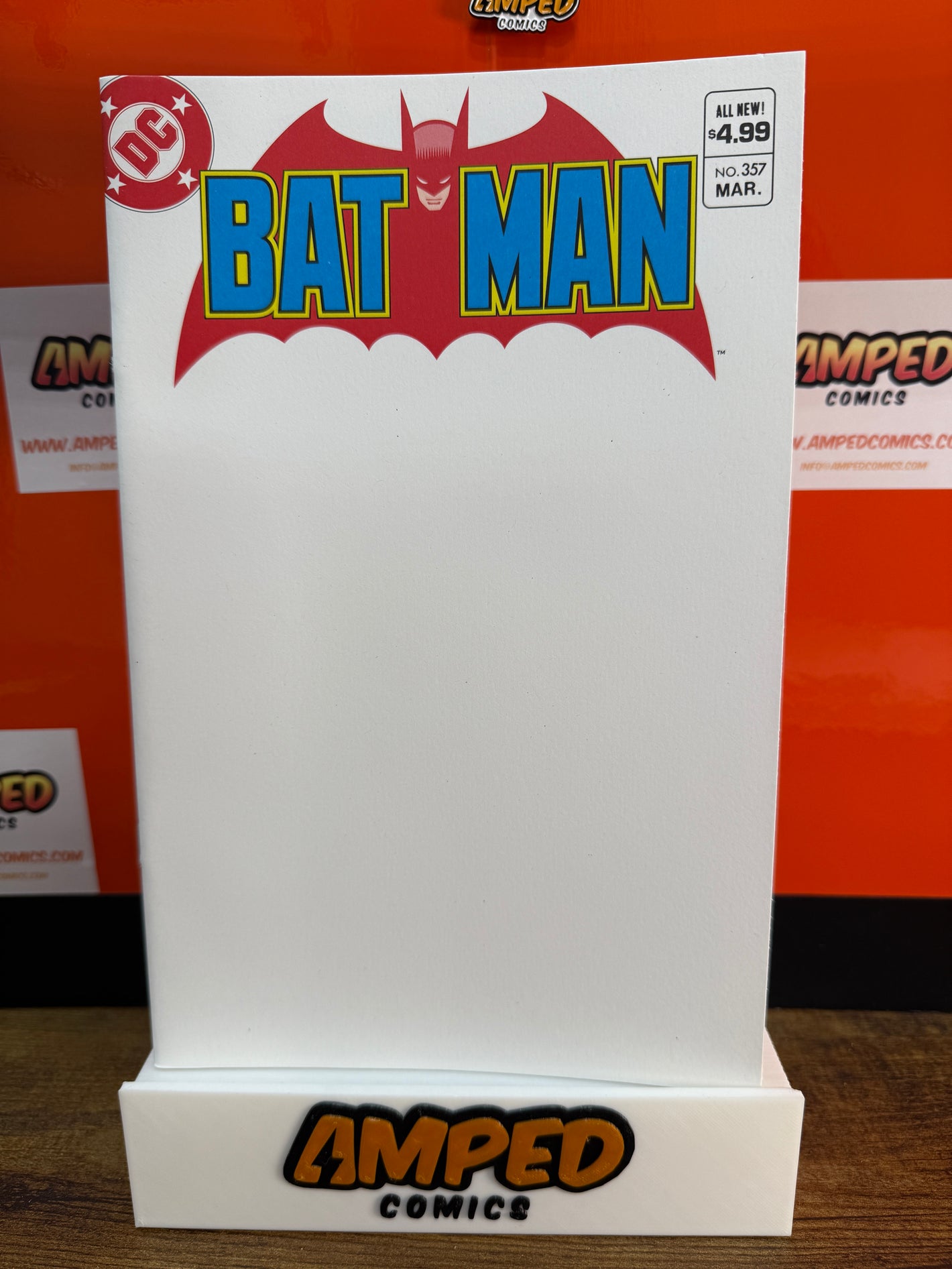 Batman 357 Blank Variant Cover DC Comics March 2023