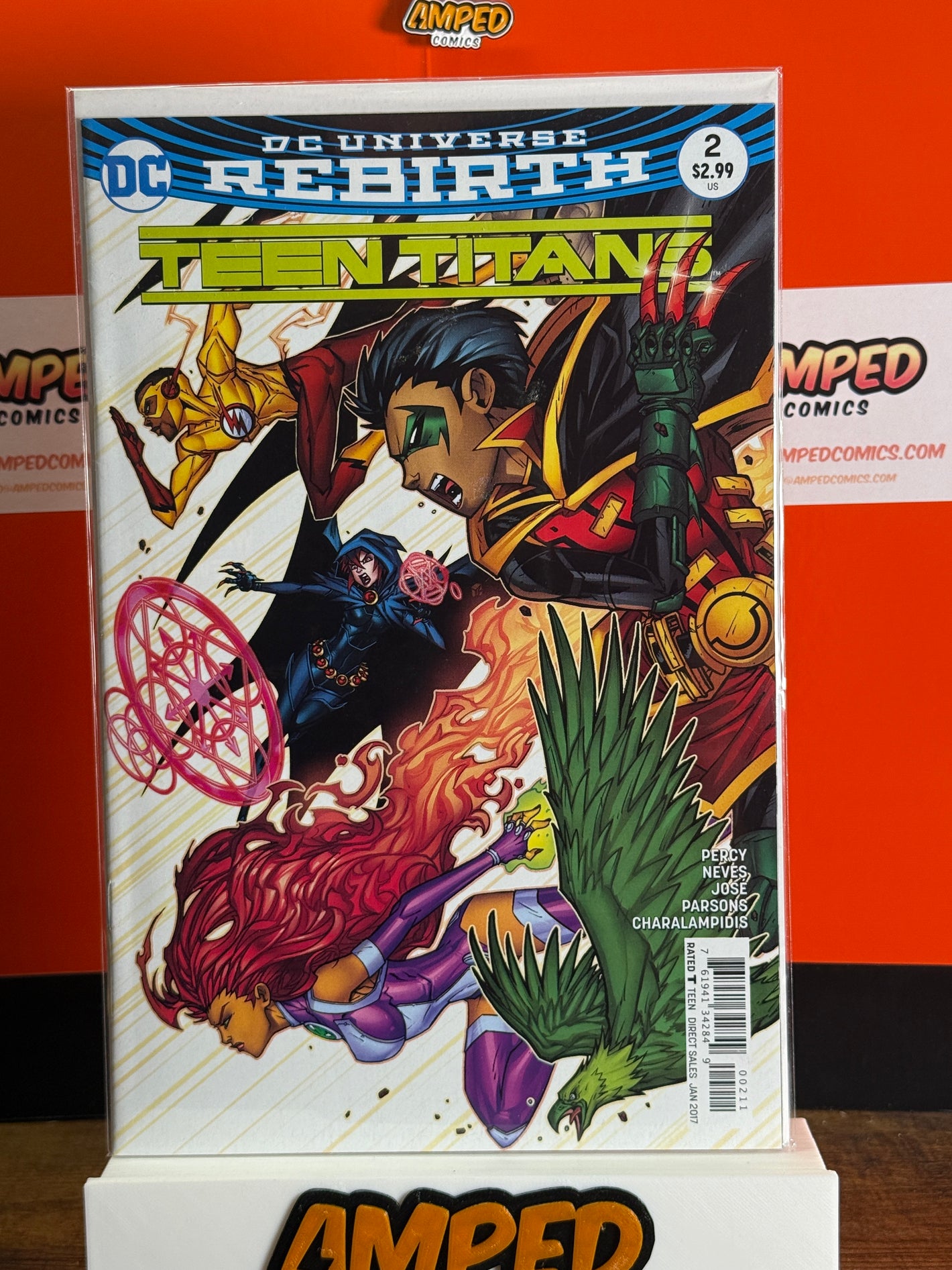 Teen Titans 2 DC Universe Rebirth (2017) - Robin, Starfire, Raven
