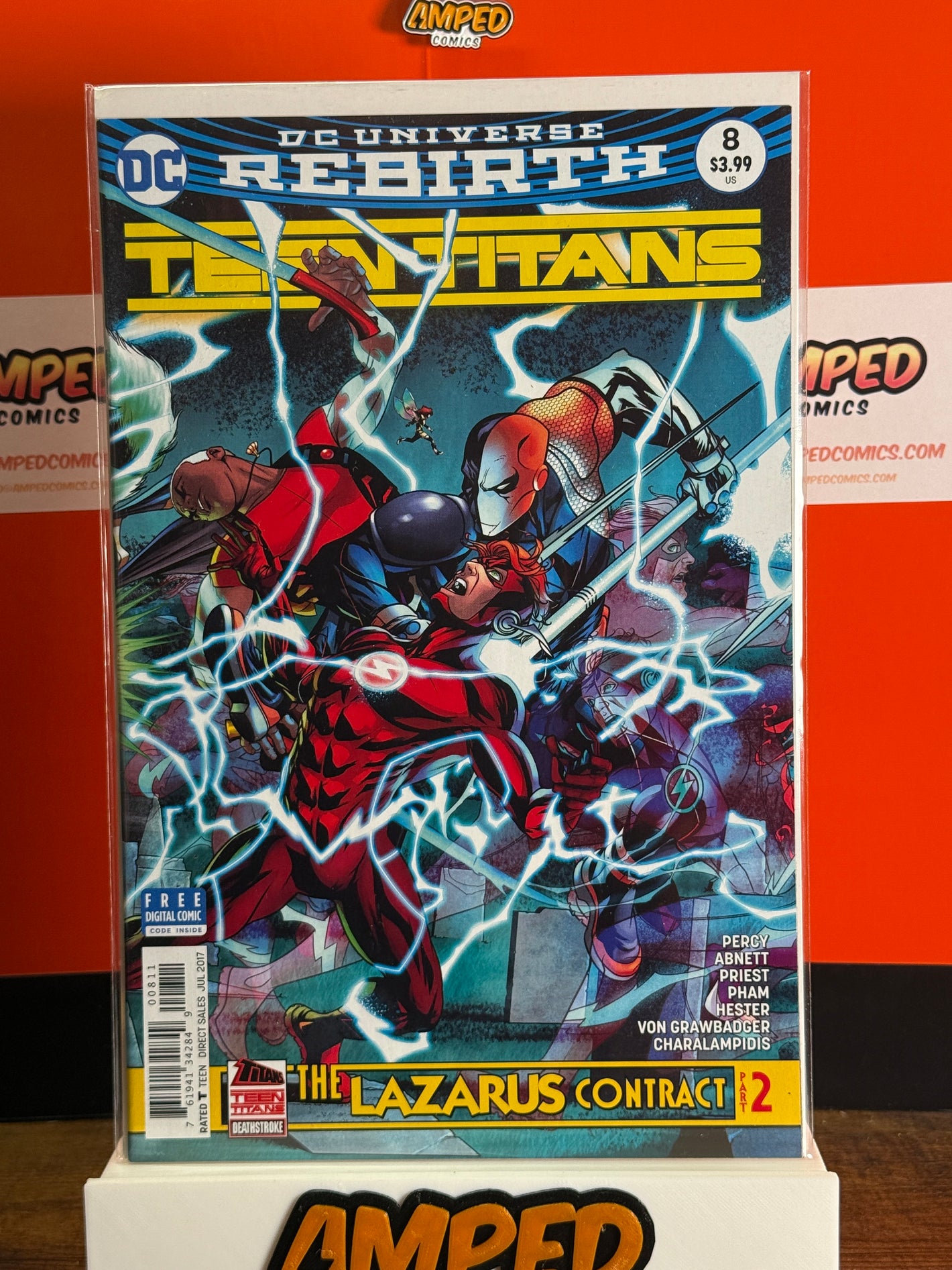 Teen Titans 8 DC Rebirth The Lazarus Contract Part 2 (2017)