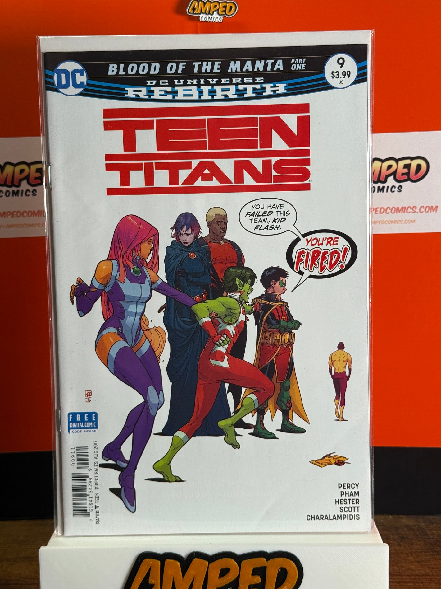 Teen Titans 9 DC Rebirth Blood of the Manta Part 1 (2017)
