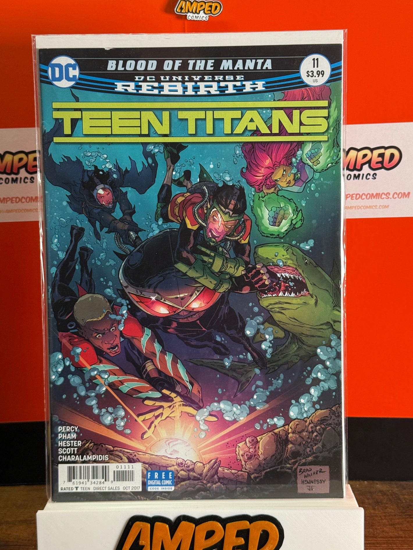Teen Titans 11 DC Universe Rebirth Blood of the Manta (2017)