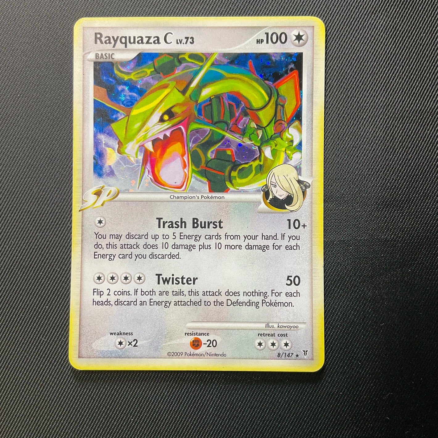 Rayquaza C LV.73 8/147 Holo SP Champions Pokemon
