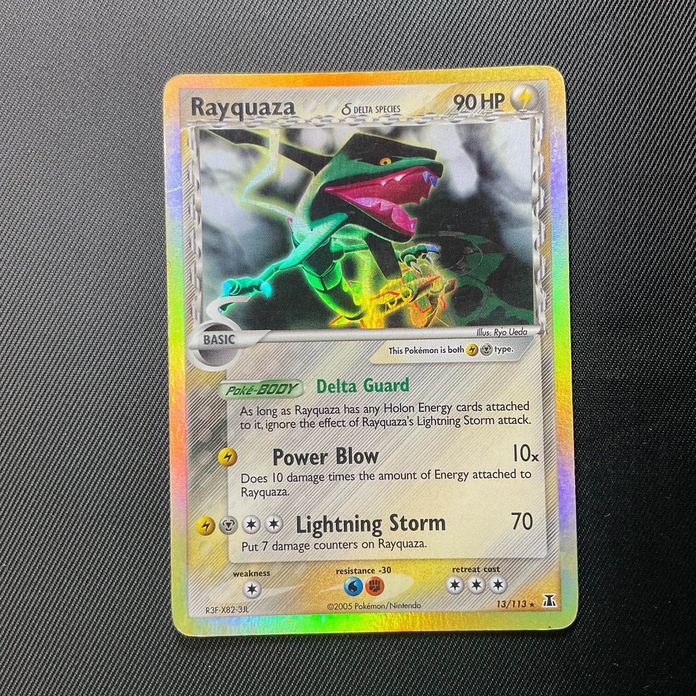 Rayquaza 13/113 Delta Species Holo Pokemon Card 2005