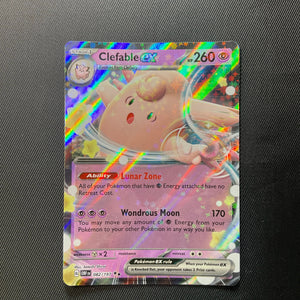 Clefable ex 082/197 Holo Rare - Scarlet Violet Paradox Rift