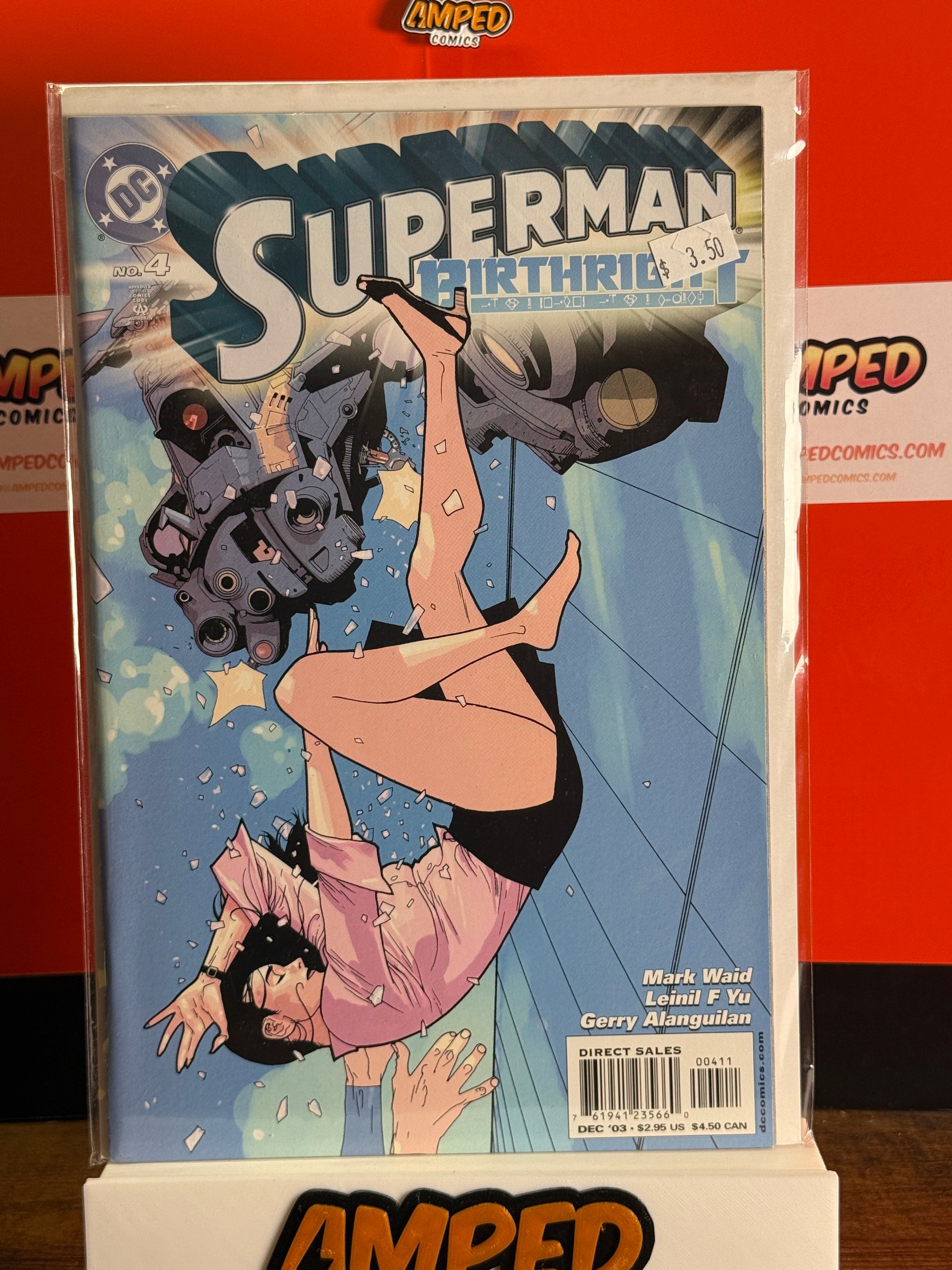 Superman Birthright 4 (DC, Dec 2003) by Mark Waid Leinil Yu