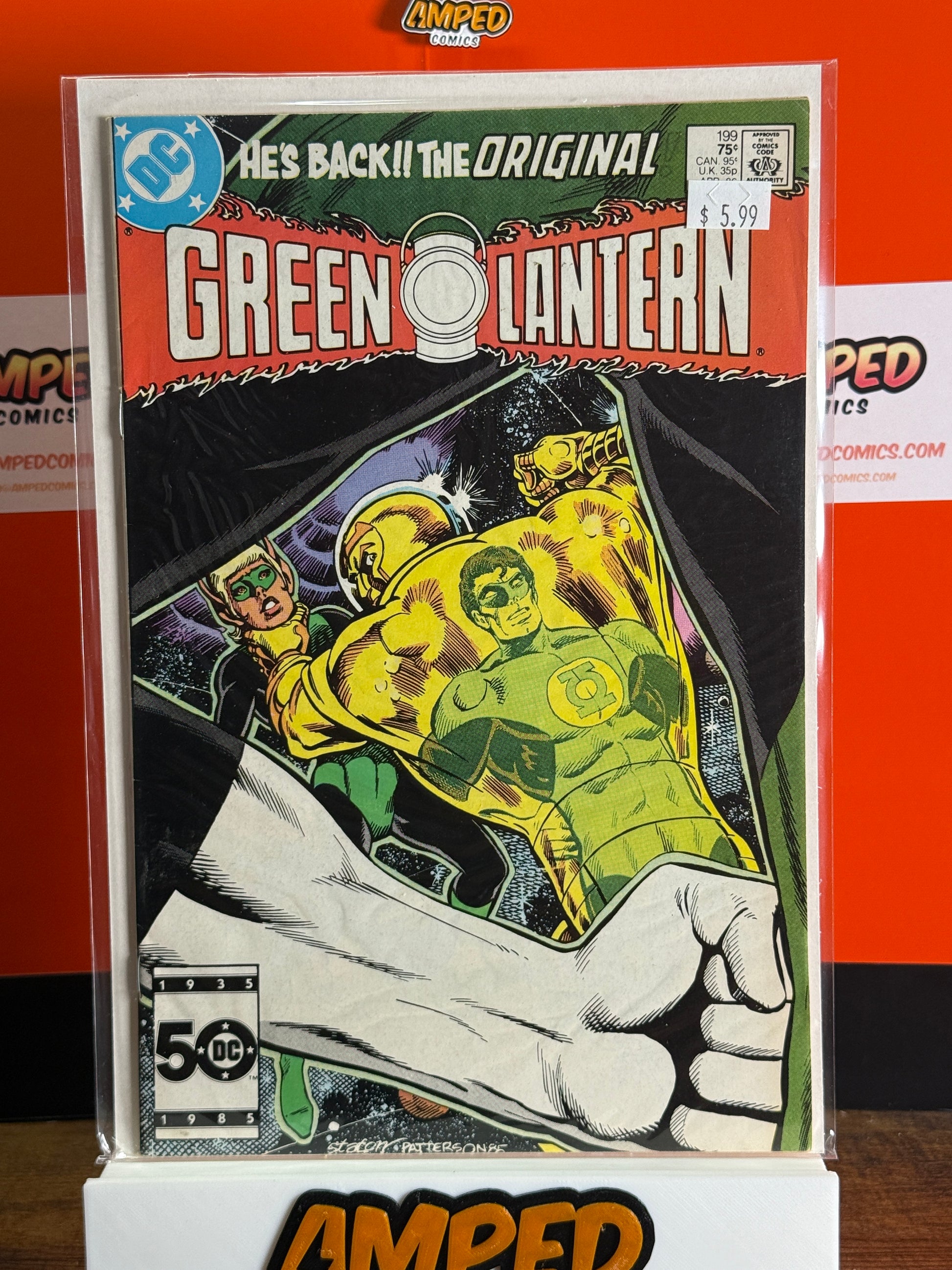 Green Lantern 199 DC Comics 1986 Original Hal Jordan
