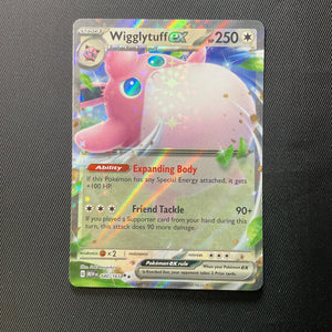Wigglytuff EX 040/195 Scarlet Violet Obsidian Flames Pokemon Card