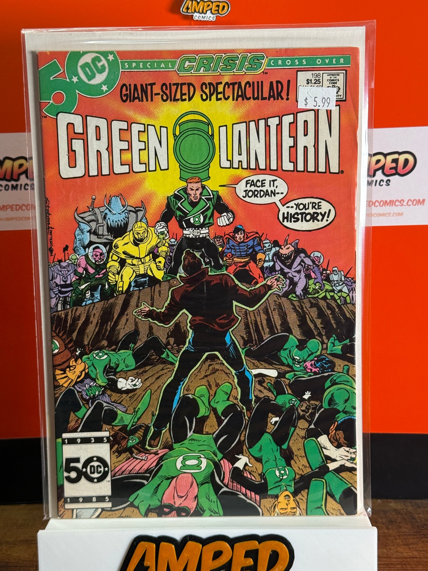 Green Lantern 195 (1985) DC Comics Crisis Crossover Giant-Sized