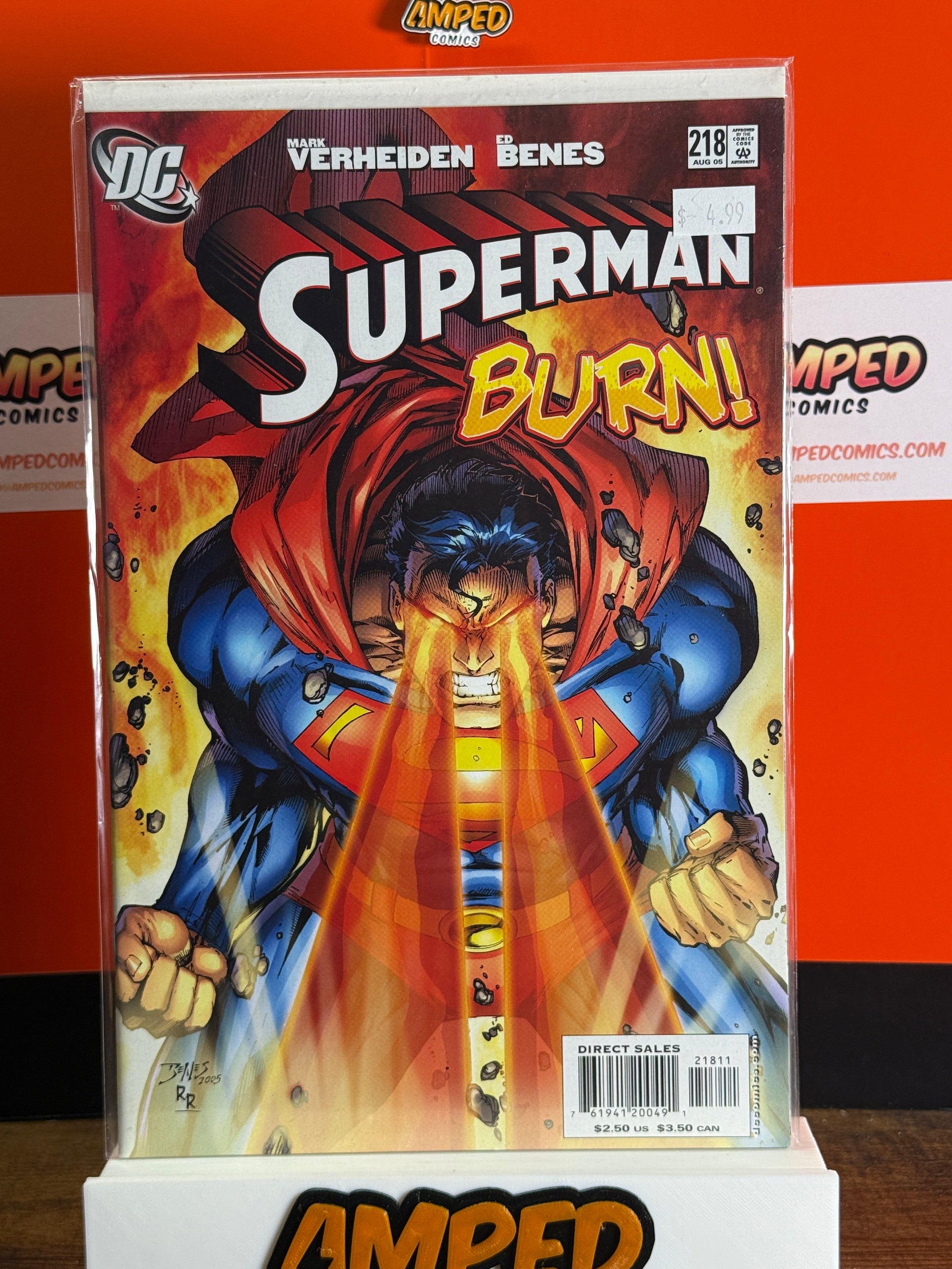 Superman 218 DC Comics Aug 2005 Mark Verheiden Ed Benes