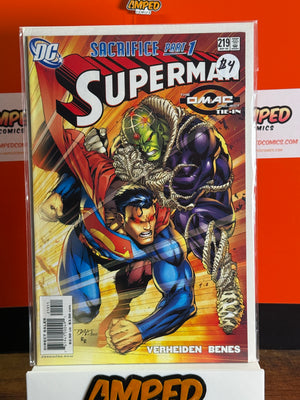Superman 219 (2005) DC Comics Sacrifice Part 1 OMAC Project Tie-In