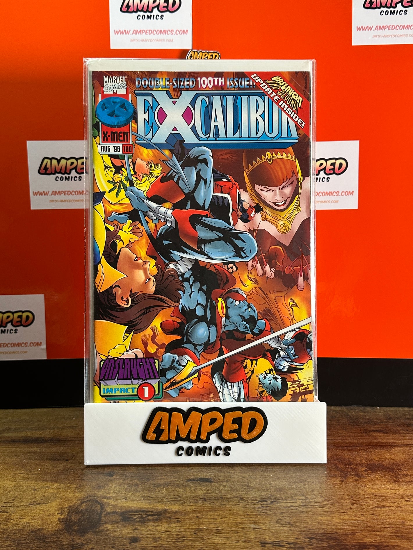 Excalibur 100 Marvel Comics Aug 1996 Double-Sized Issue