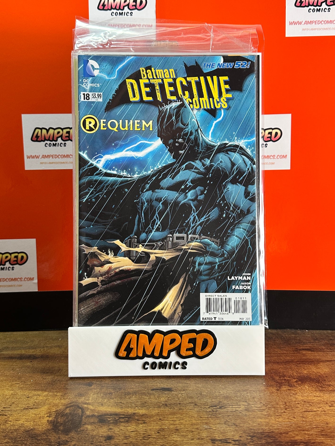 Detective Comics 18 (2013) DC Comics - Requiem, Batman Cover