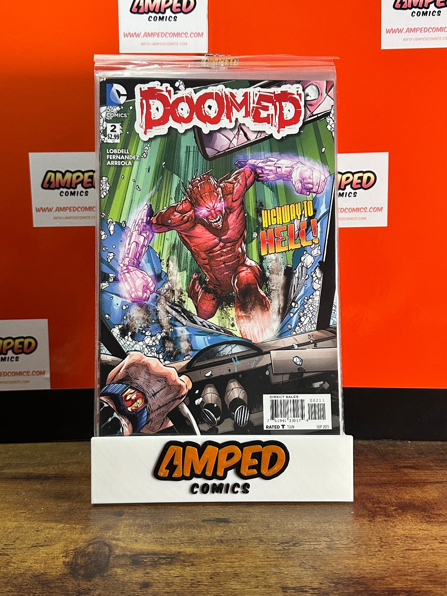 Doomed 2 (2015) DC Comics - Highway to Hell Cover