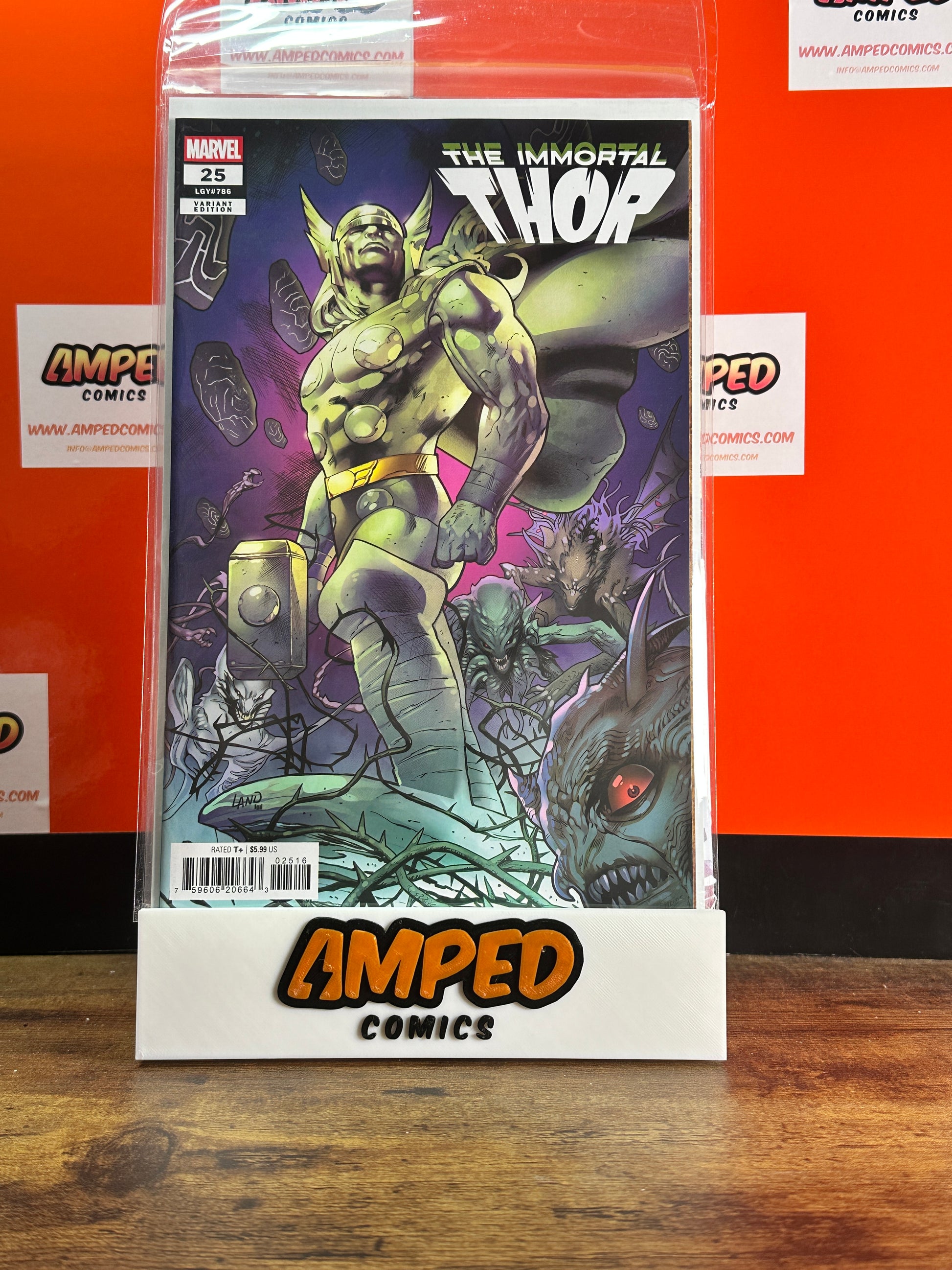 IMMORTAL THOR 25 1:25 GREG LAND Variant Edition Marvel Comics