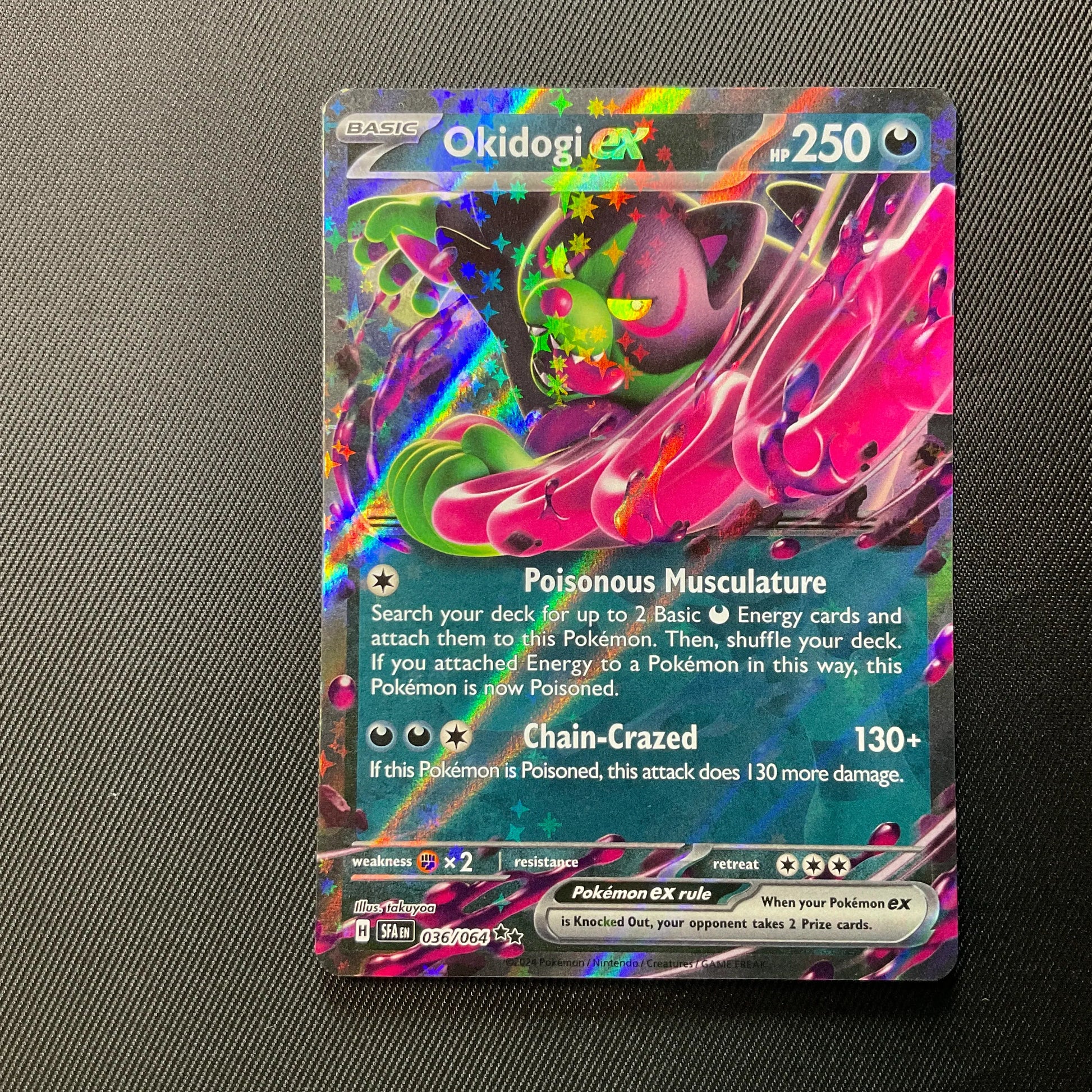 Okidogi ex 036/062 SV2A Pokemon Card
