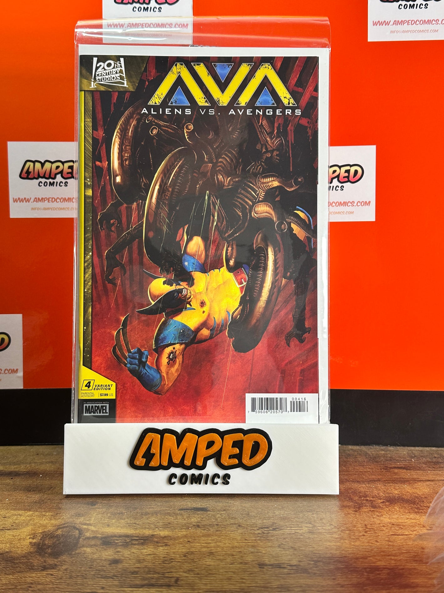 Aliens vs. Avengers #4 1:25 Erik M. Gist Variant Edition Marvel Comics