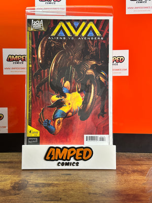 Aliens vs. Avengers #4 1:25 Erik M. Gist Variant Edition Marvel Comics