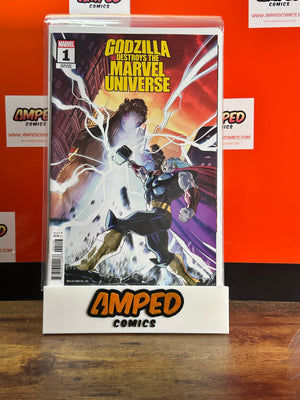Godzilla Destroys The Marvel Universe #1 Pete Woods 1:25 Variant Edition Marvel