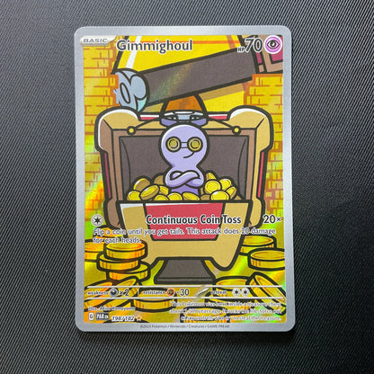 Gimmighoul 198/202 Pokemon Scarlet Violet Paldea Evolved