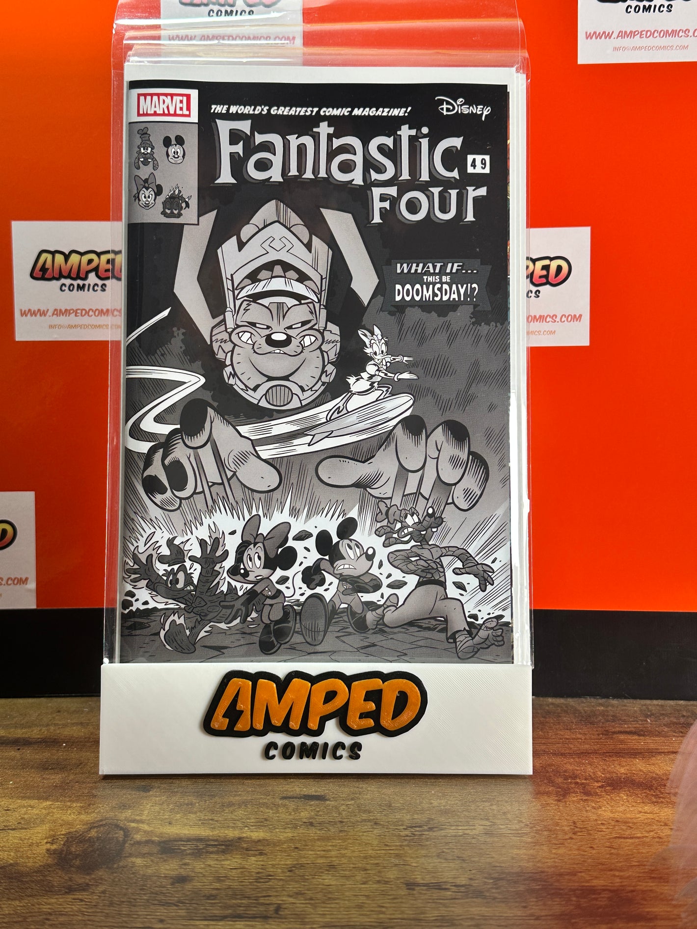 Fantastic Four #1 Pastrovicchio 1:100 Disney What If 49 Homage Variant Cover