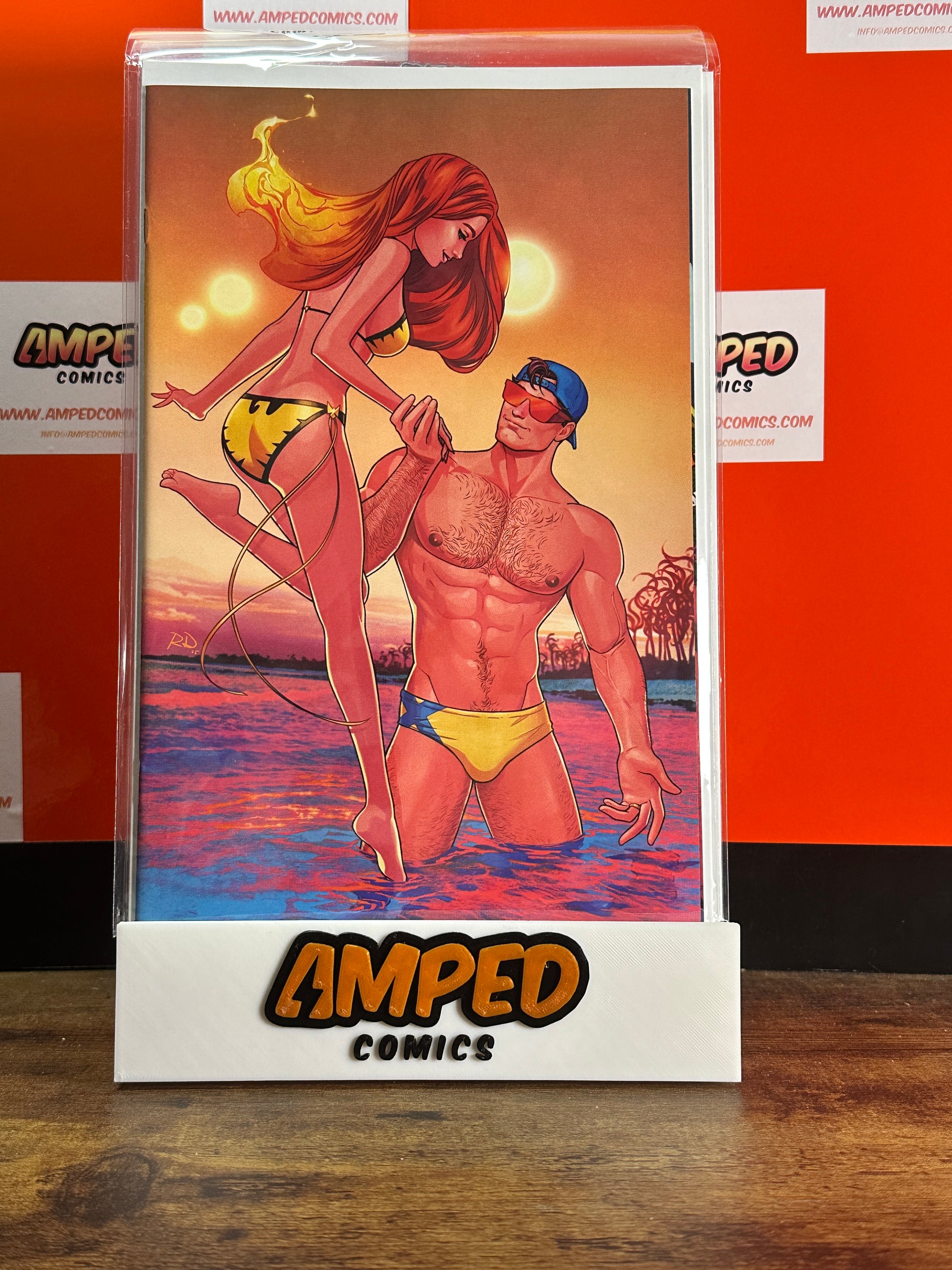 MARVEL SWIMSUIT SPECIAL #1 1:50 VIRGIN DAUTERMAN INCENTIVE VARIANT PHOENIX