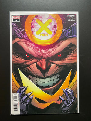 X-Men 8 Marvel Comics 2022 Duggan Pina Gracia Cover