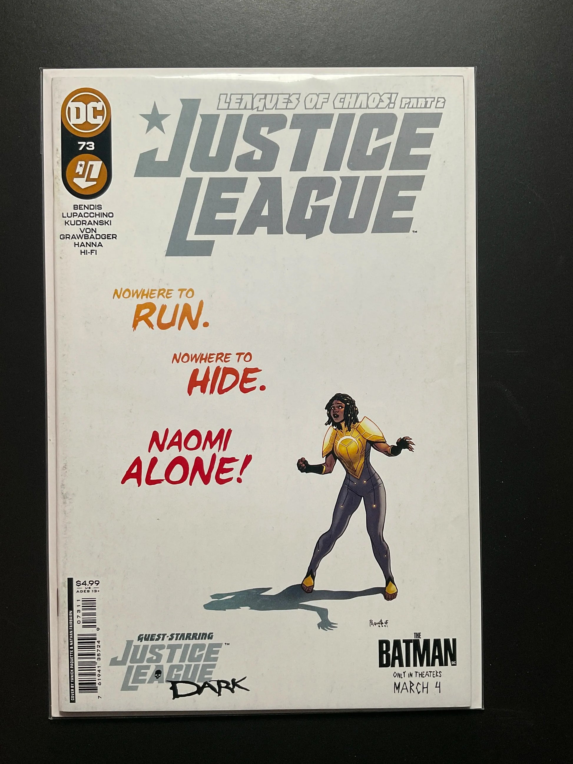 Justice League 73 DC Comics Leagues of Chaos Part 2 Naomi
