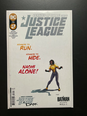 Justice League 73 DC Comics Leagues of Chaos Part 2 Naomi
