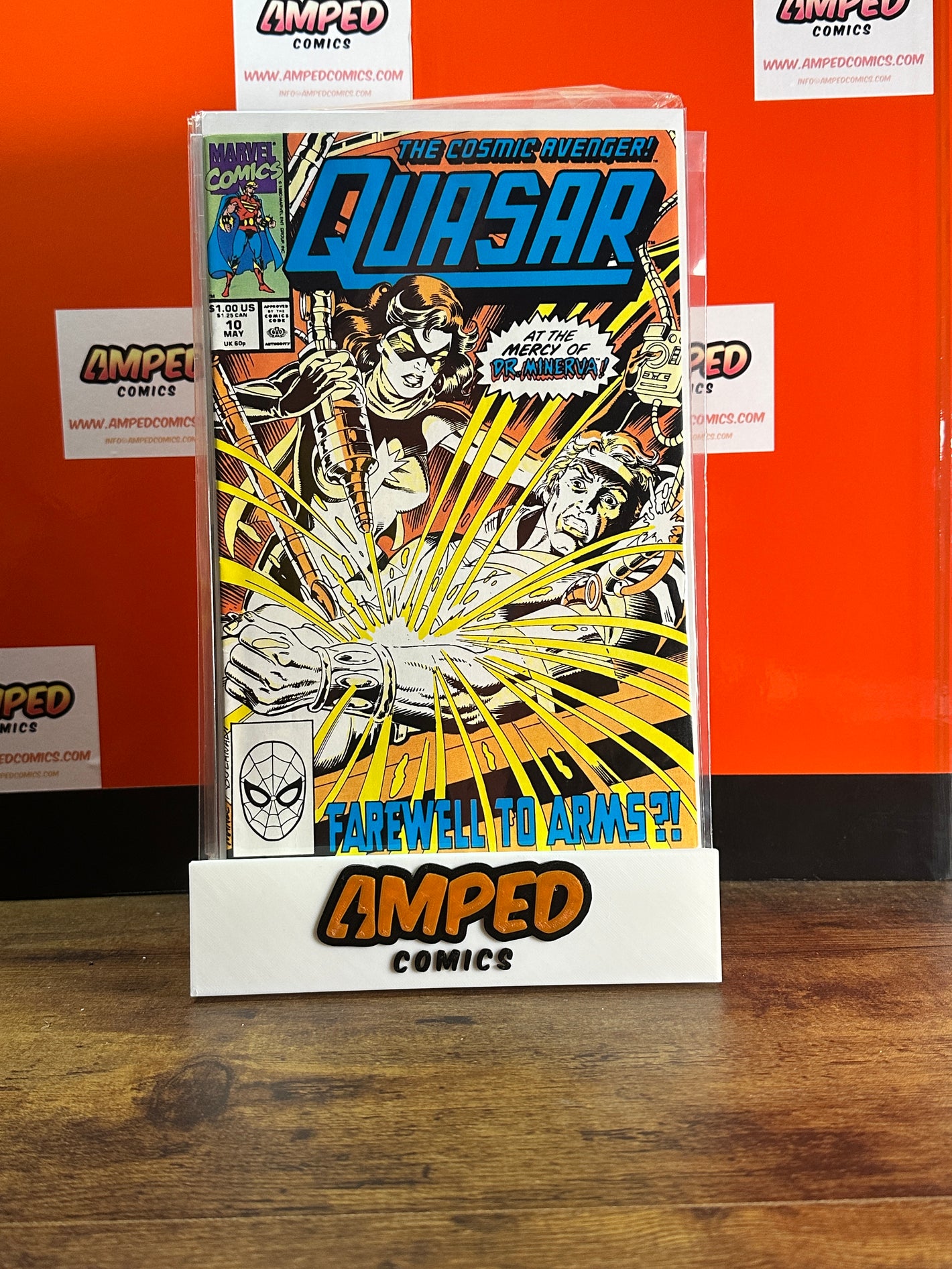 Quasar 16 Marvel Comics May 1990 Dr. Minerva Appearance