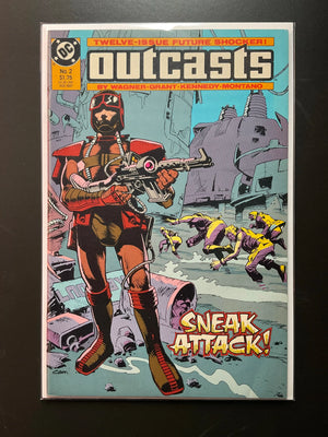Outcasts 2 DC Comics Nov 1987 Wagner Grant Kennedy Montano