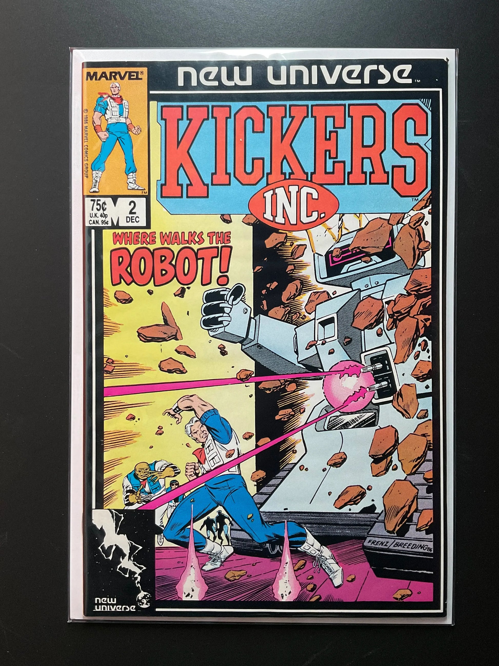 Kickers Inc. 2 Marvel New Universe Dec 1986