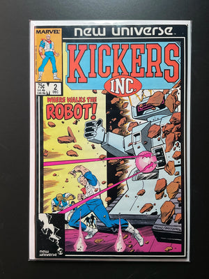 Kickers Inc. 2 Marvel New Universe Dec 1986