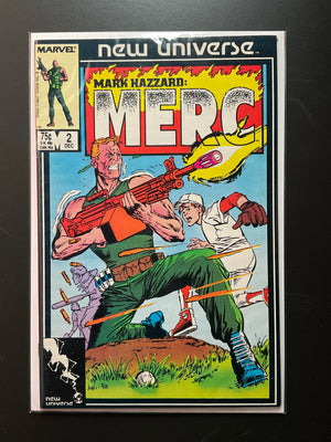 Mark Hazzard Merc 2 (Dec 1986) Marvel New Universe