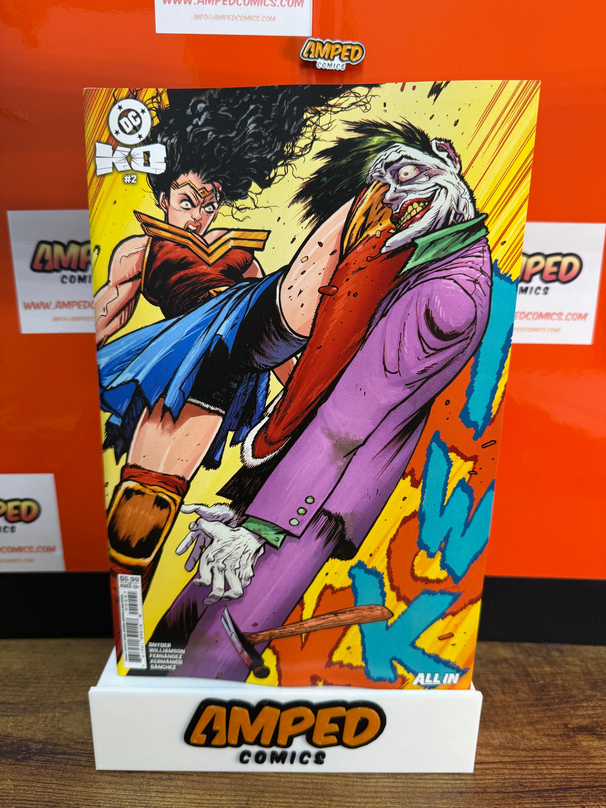 DC K.O. #2 (OF 5) CVR B DANIEL WARREN JOHNSON CARD STOCK VARIANT