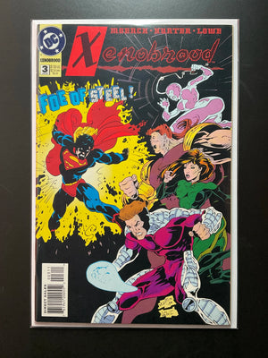 Xenobrood 3 DC Comics Jan 1995 Superman Appearance