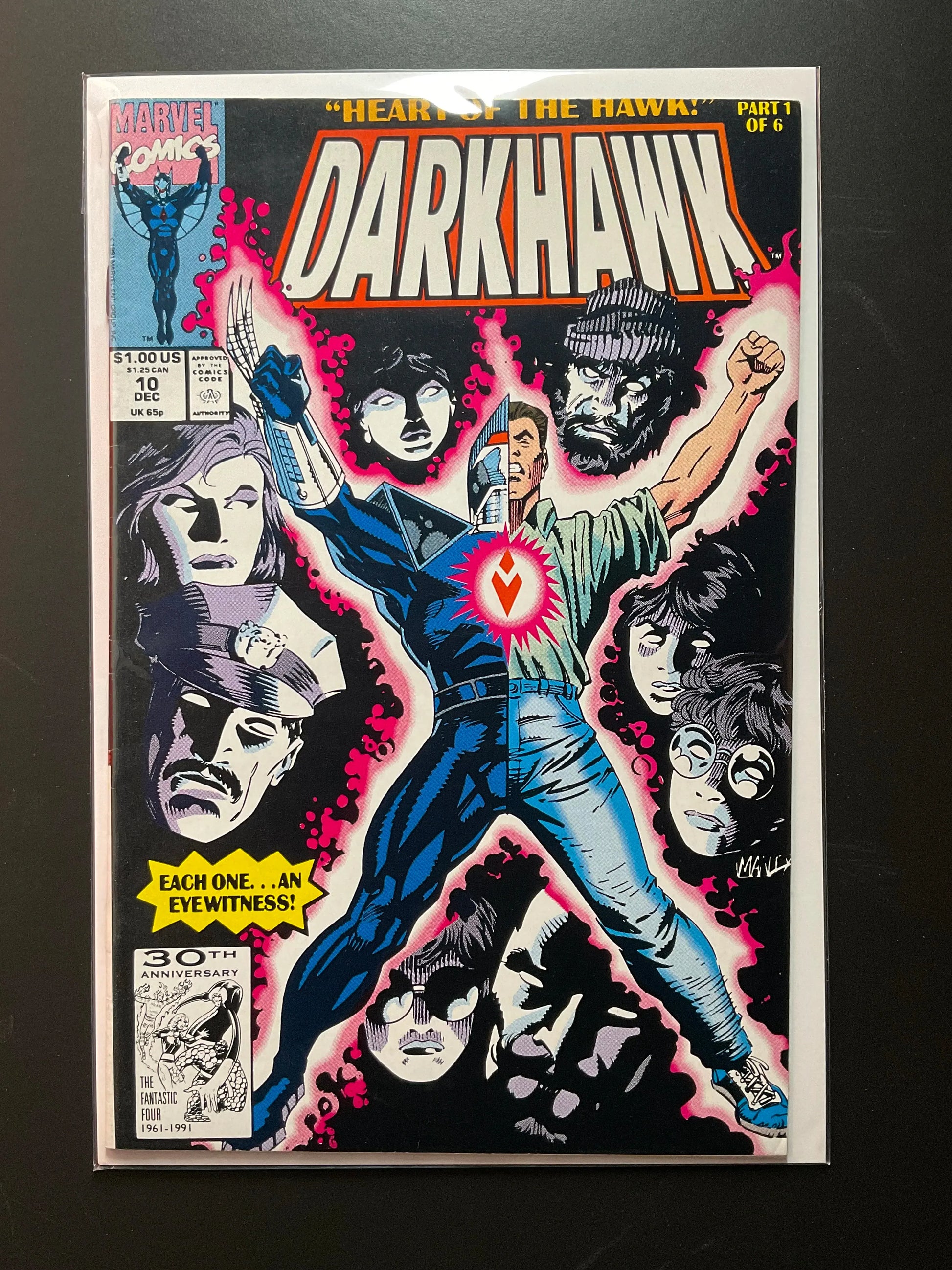 Darkhawk 10 Marvel Comics Dec 1991 Heart of the Hawk Part 1
