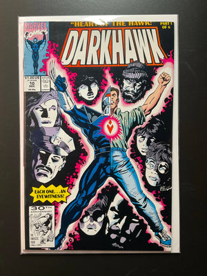Darkhawk 10 Marvel Comics Dec 1991 Heart of the Hawk Part 1
