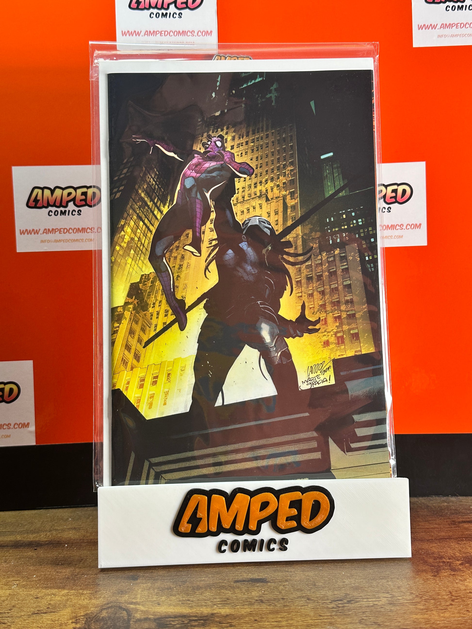 Predator vs. Spider-Man #1 3rd Print 1:25 Pepe Larraz Virgin Ratio Variant 