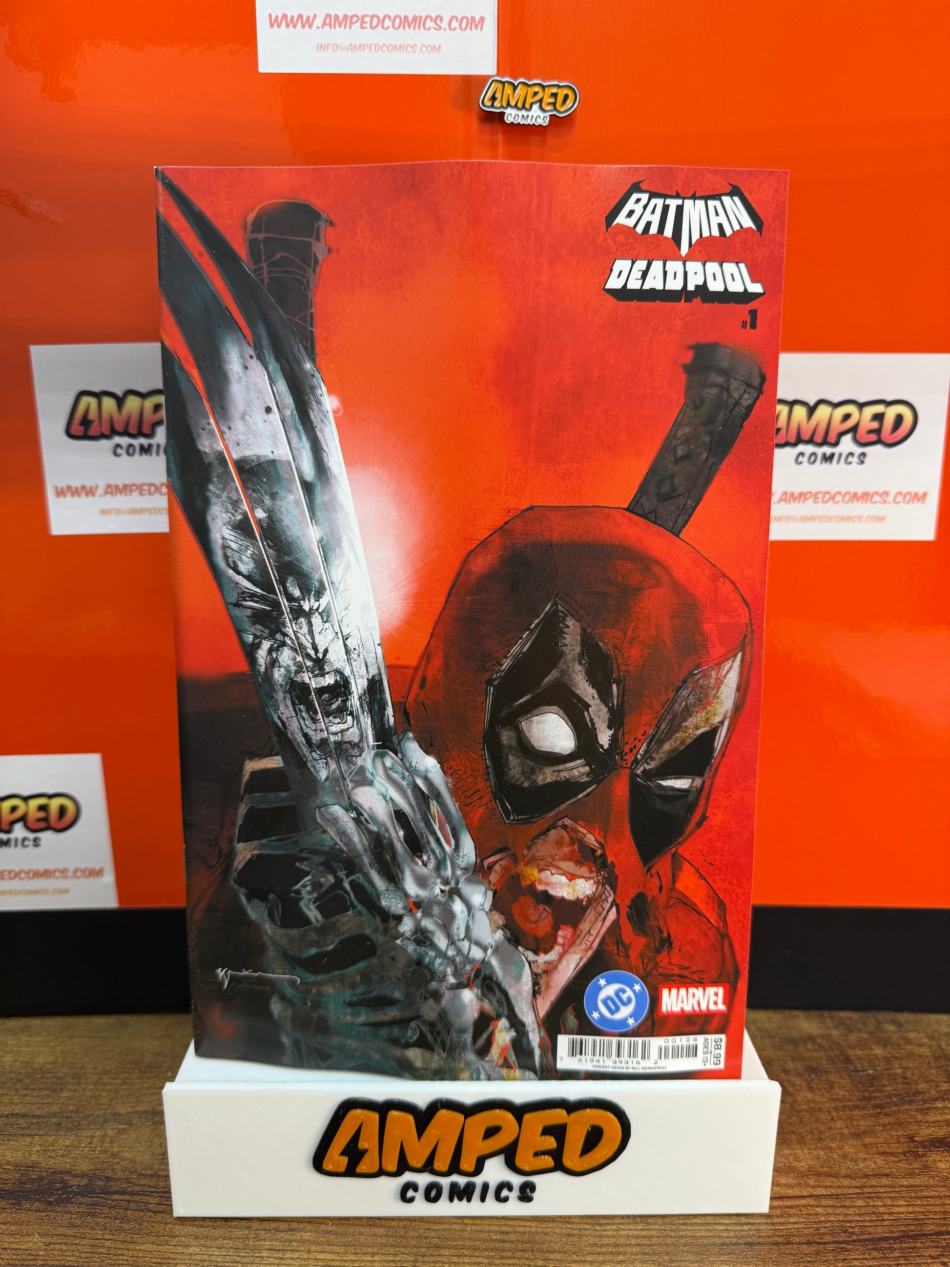 DC Marvel Batman Deadpool #1 (One Shot) Cover Q Bill Sienkiewicz