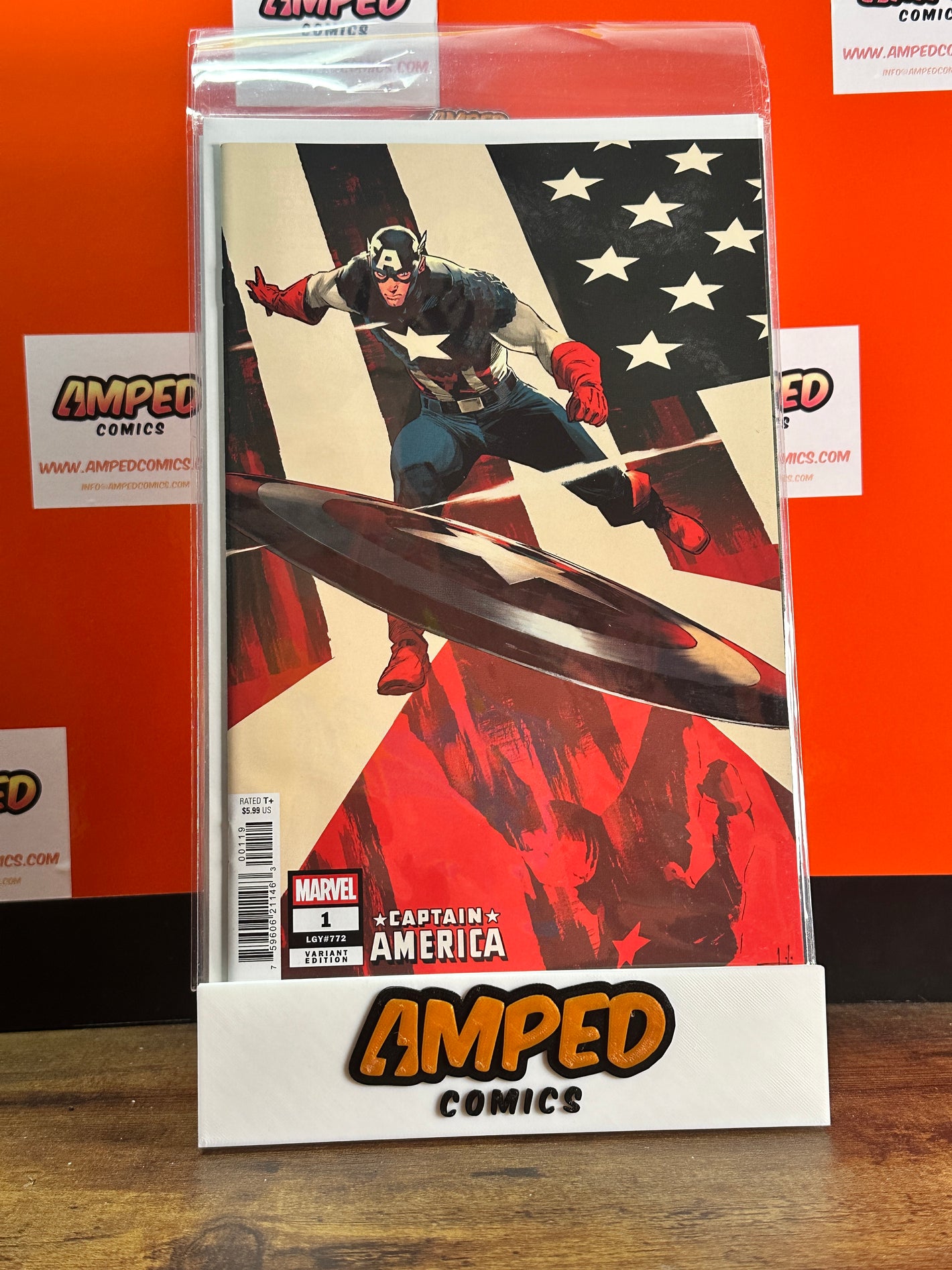 Captain America #1 1:25 Schiti Variant Marvel Comics