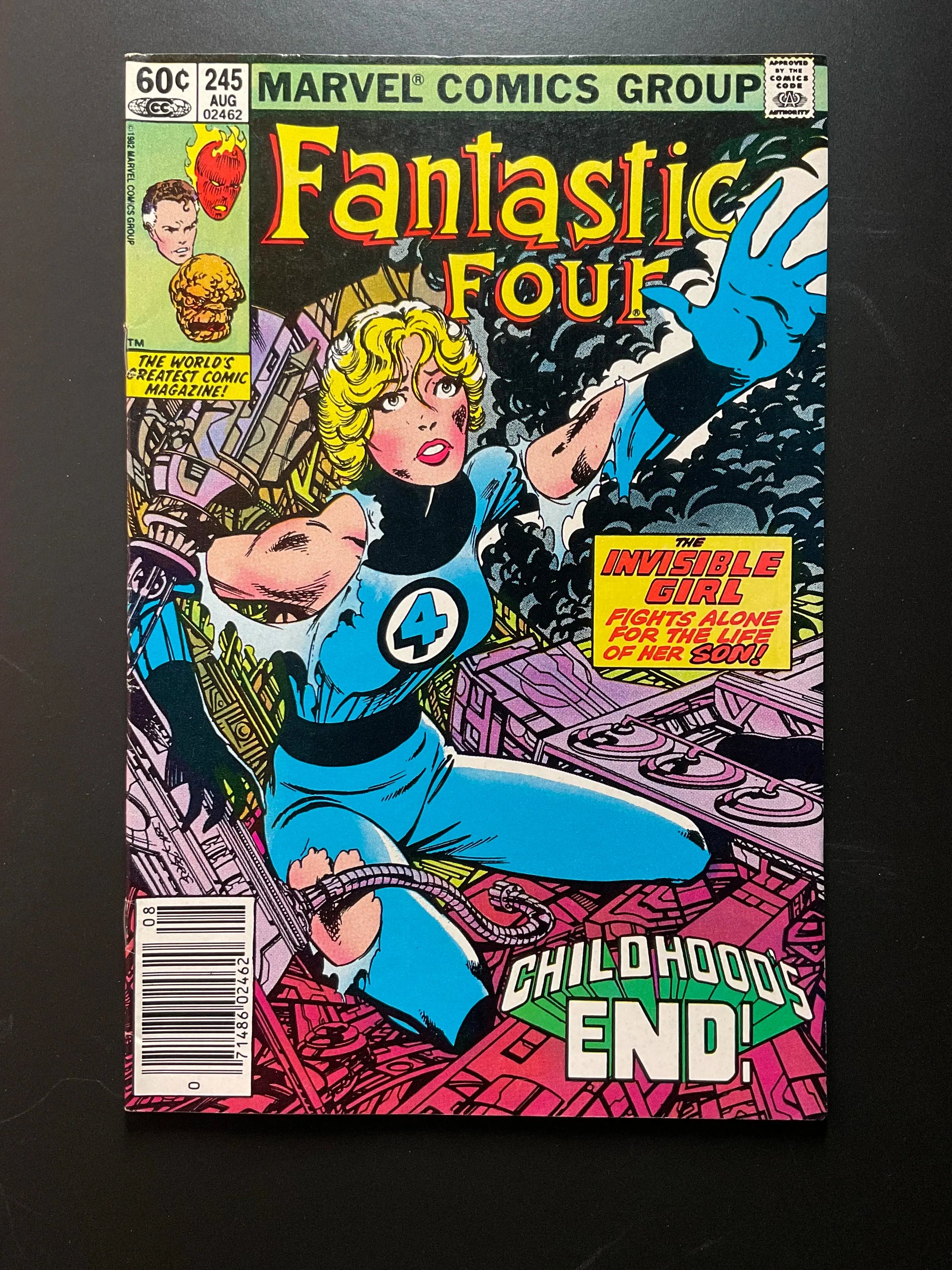 Fantastic Four 245 Marvel Comics Aug 1982 Childhoods End NEWSSTAND