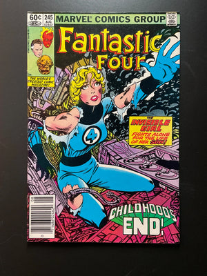 Fantastic Four 245 Marvel Comics Aug 1982 Childhoods End NEWSSTAND