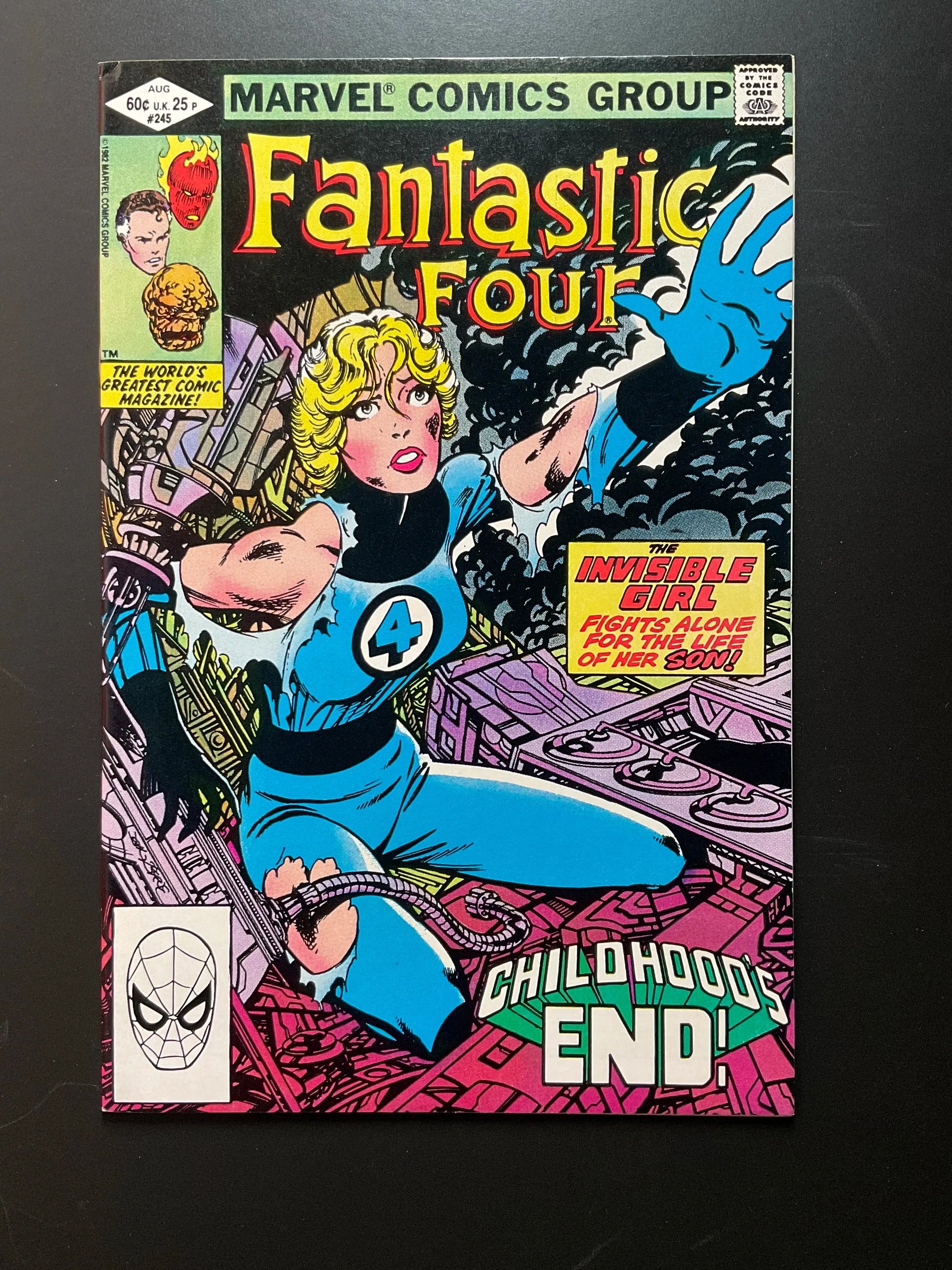 Fantastic Four 245 Marvel Comics Aug 1982 Invisible Girl Story