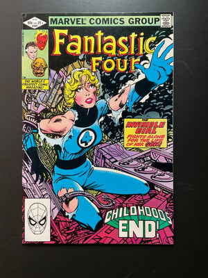 Fantastic Four 245 Marvel Comics Aug 1982 Invisible Girl Story