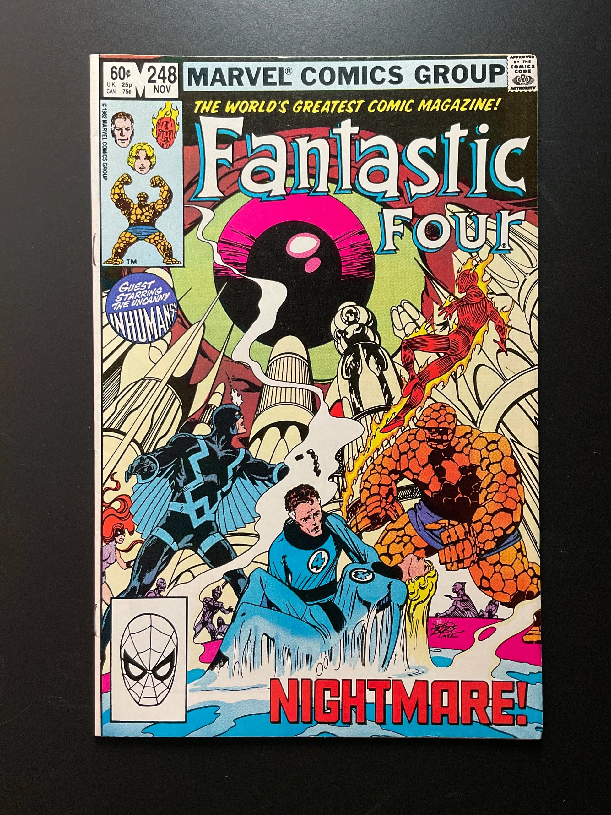 Fantastic Four 248 Marvel Comics 1982 Black Bolt Appearance